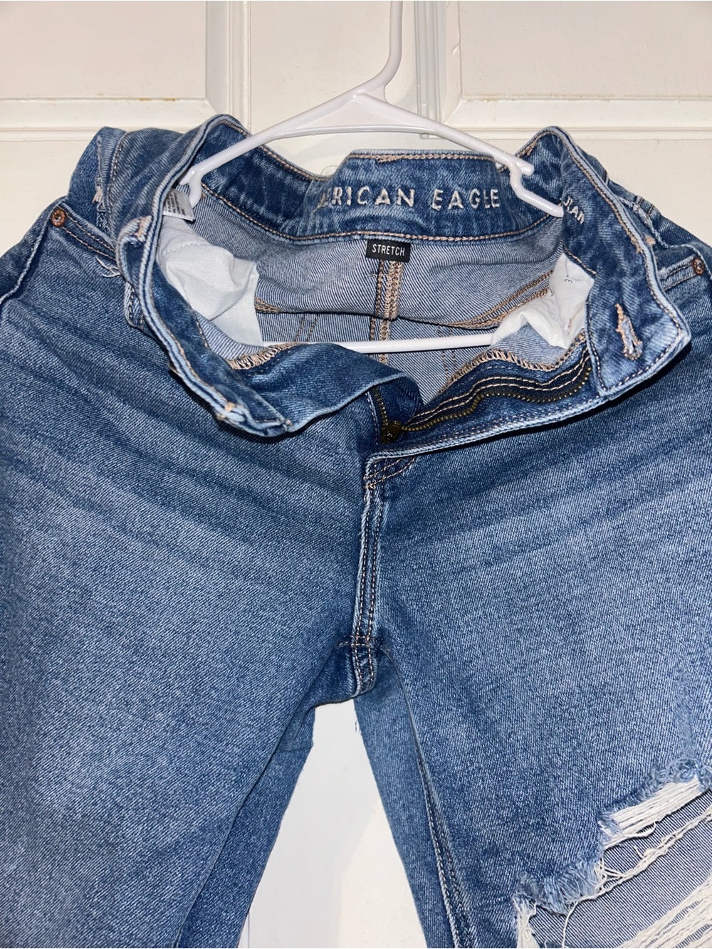 American Eagle Outfitters Women's Skinny Jeans - Medium Blue
